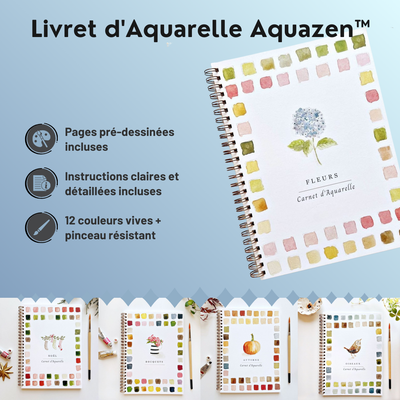 Aquazen™ kit d'aquarelle complet