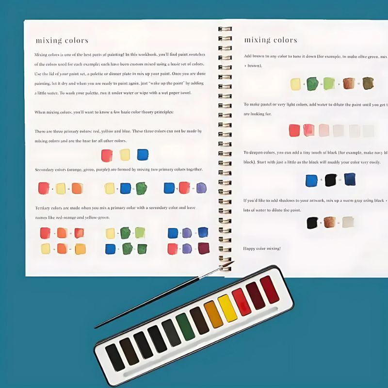 Aquazen™ kit d'aquarelle complet