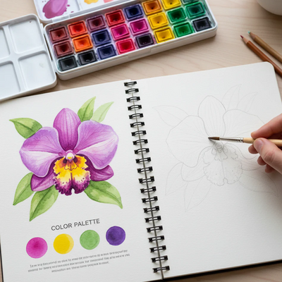 Aquazen™ kit d'aquarelle complet